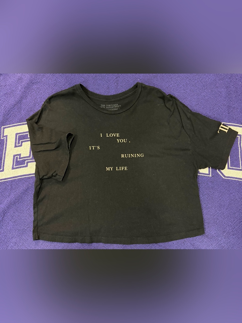 Taylor Swift TTPD crop top
